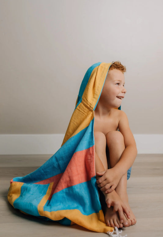 Convertible backpack towel - kids In The Current