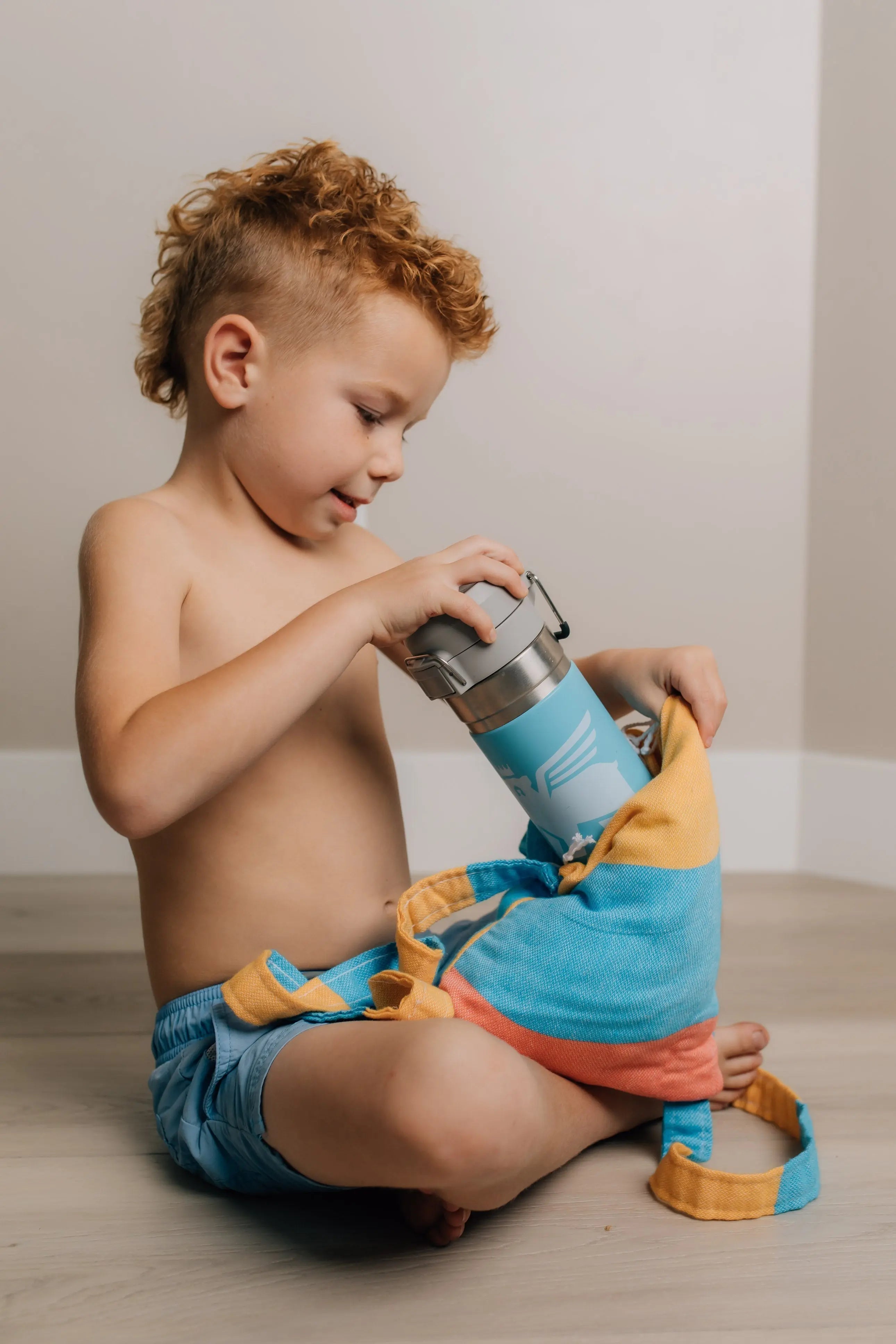 Convertible backpack towel - kids In The Current