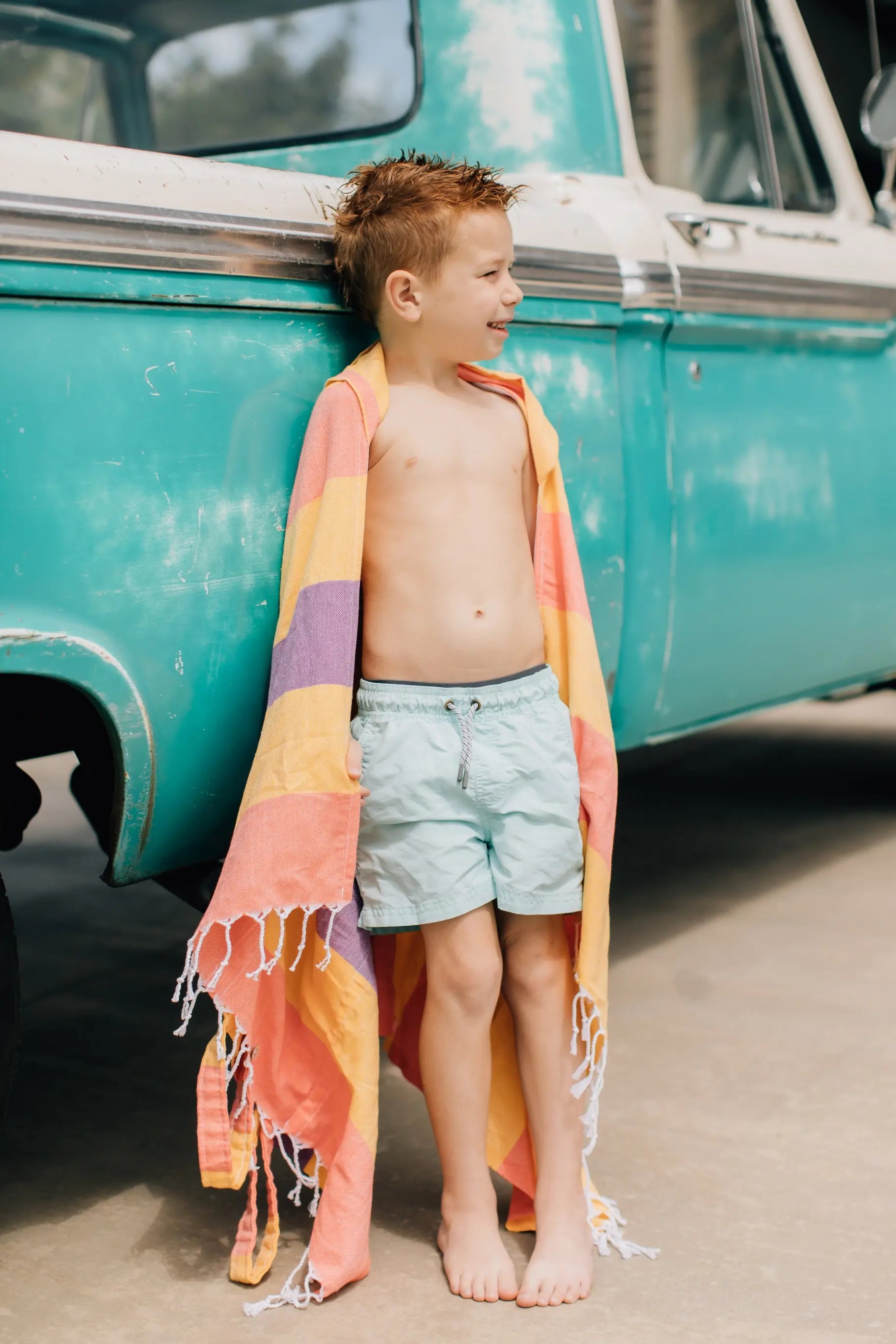 Convertible backpack towel - kids In The Current