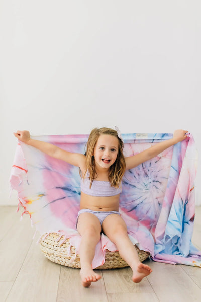 Pink Tie dye Turkish Towel | In The Current – In The Current