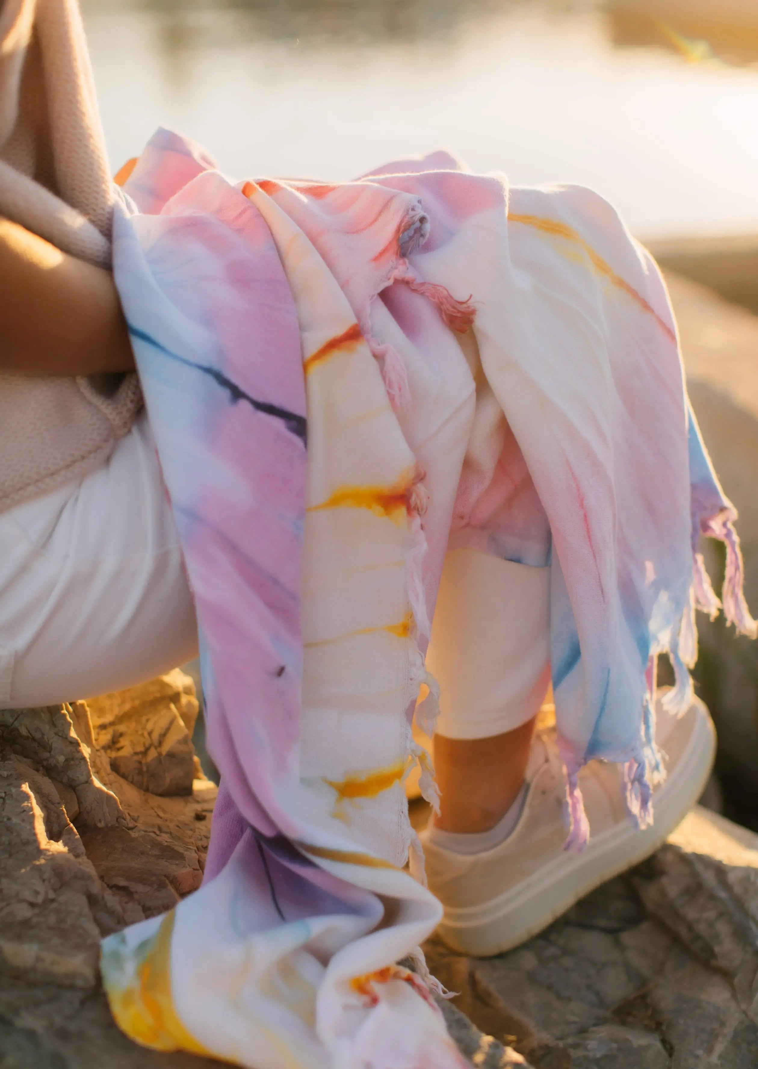 Pink Tie dye In The Current