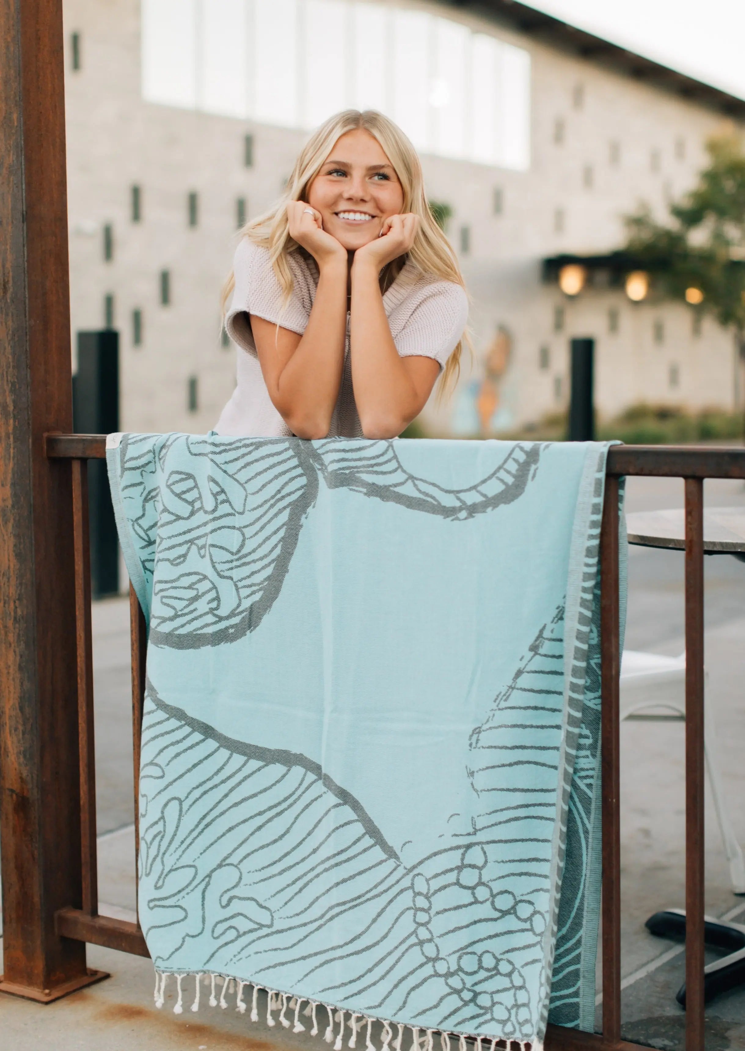 Teal Stringray Luxe In The Current