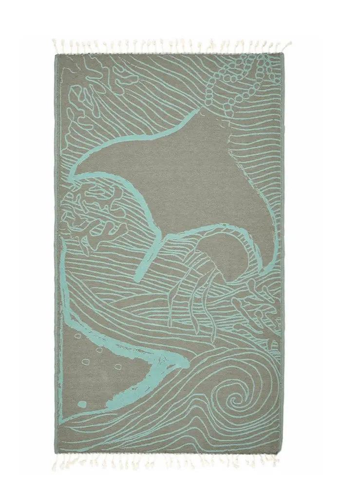 Teal Stringray Luxe In The Current