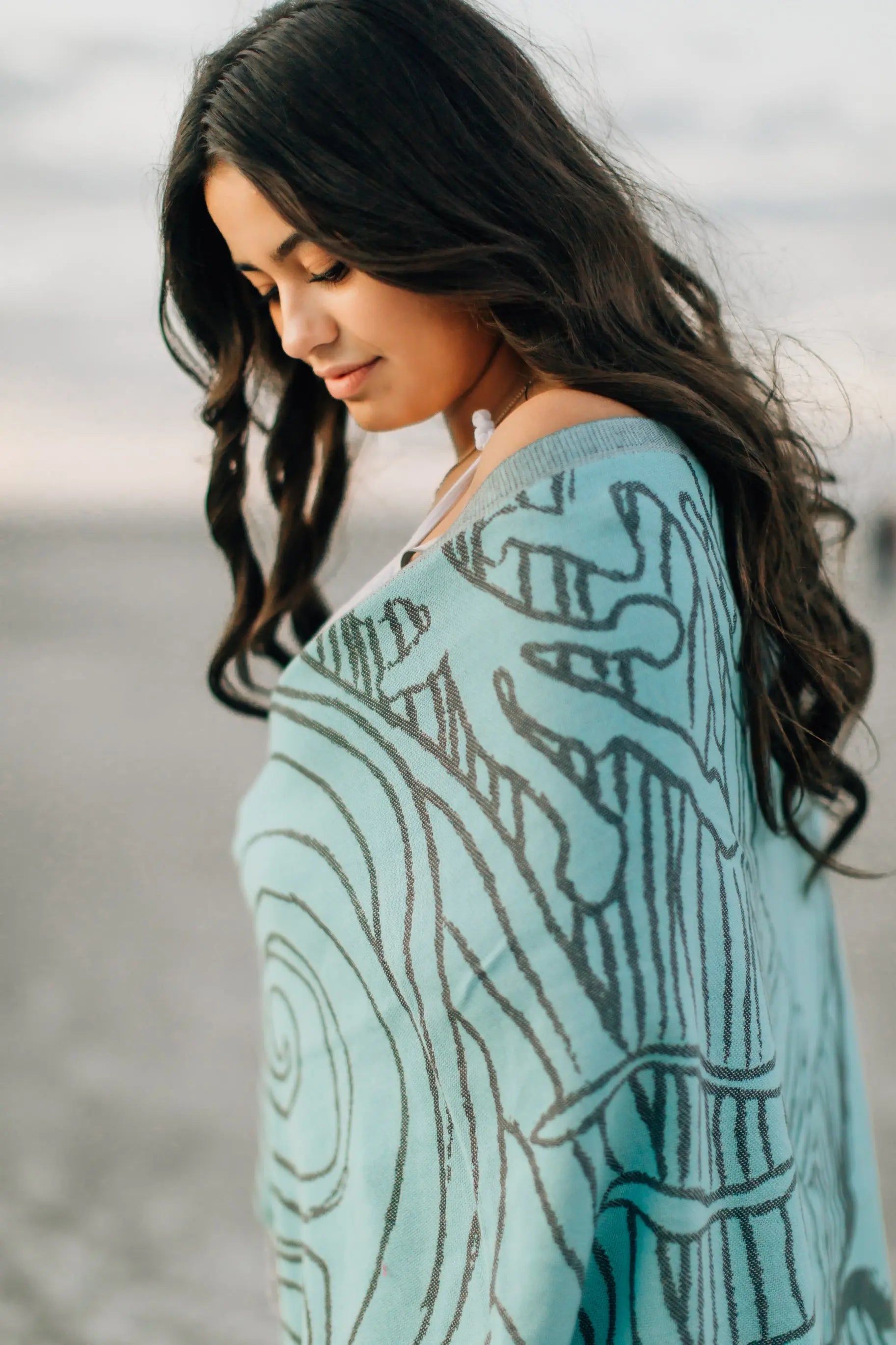 Teal Stringray Luxe In The Current
